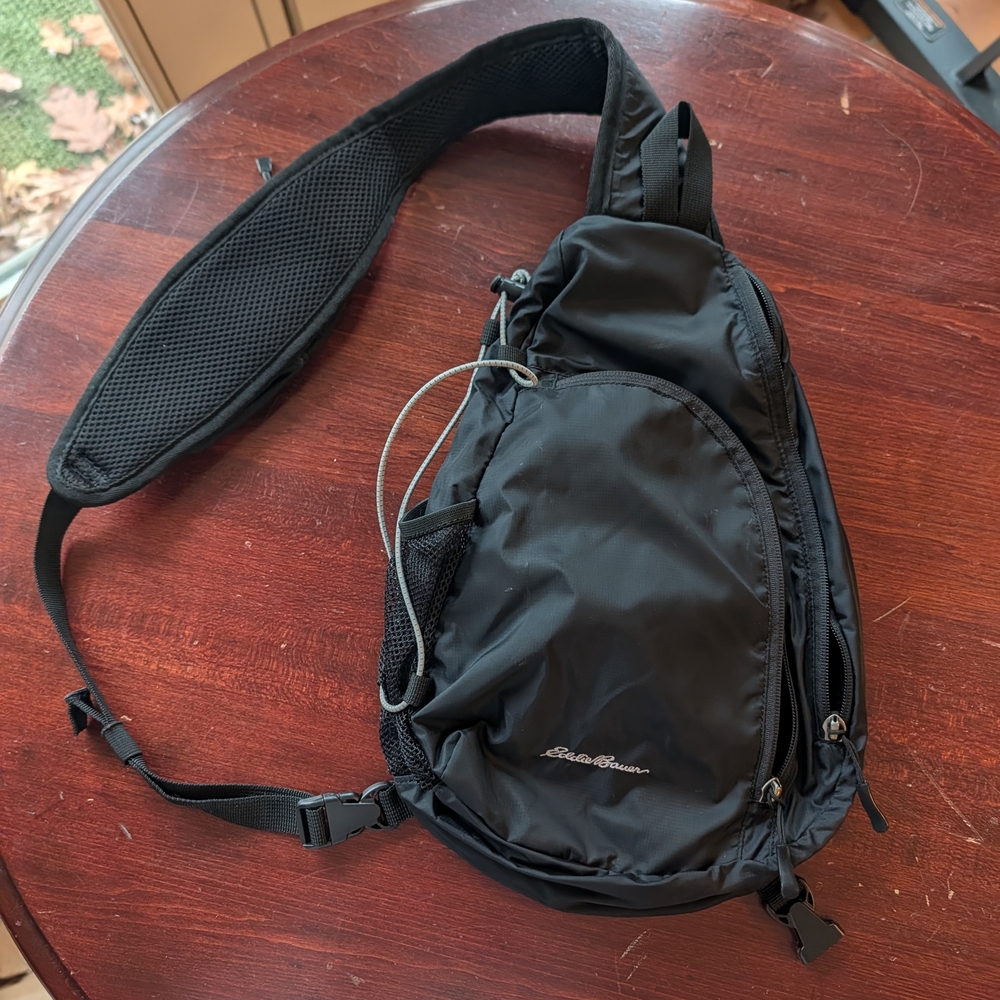 Eddie Bauer Black Sling Bag